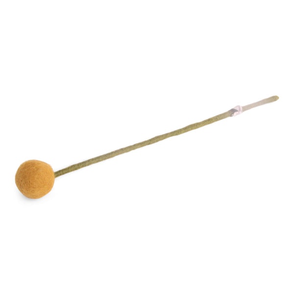 Felt Ball Flower On Wire Stem Extra Large Colours Available by TUSKcollection
