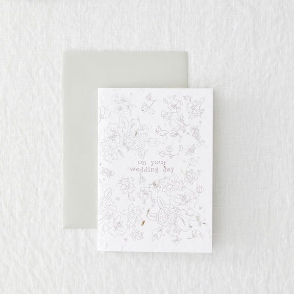 On Your Wedding Day Seed Card by made by Shannon