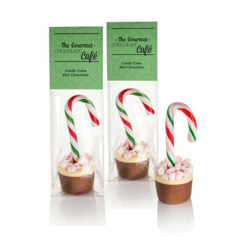 Candy Cane Hot Chocolate by The Gourmet Chocolate Pizza Company