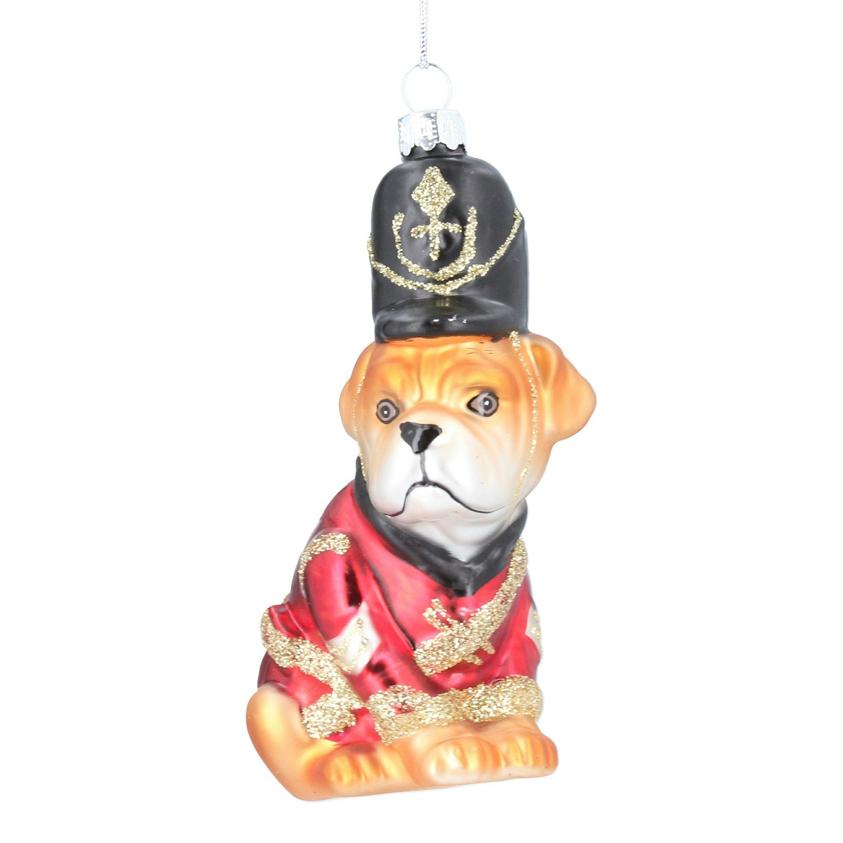 London Bulldog Soldier Ornament by Gisela Graham