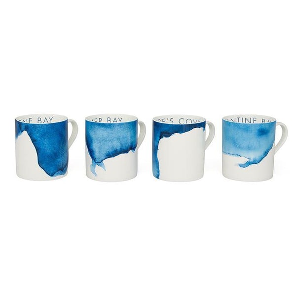 Bay Mugs - Set Of 4 by Distinctly Living