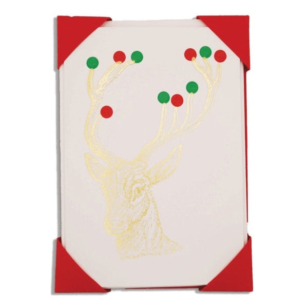 Pack of 5 Rudolph Greeting Cards by Archivist