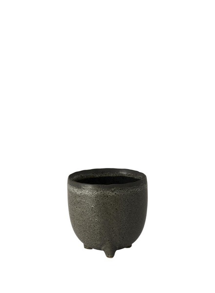 Vilma Pot In Grey 10cm by Lauvring
