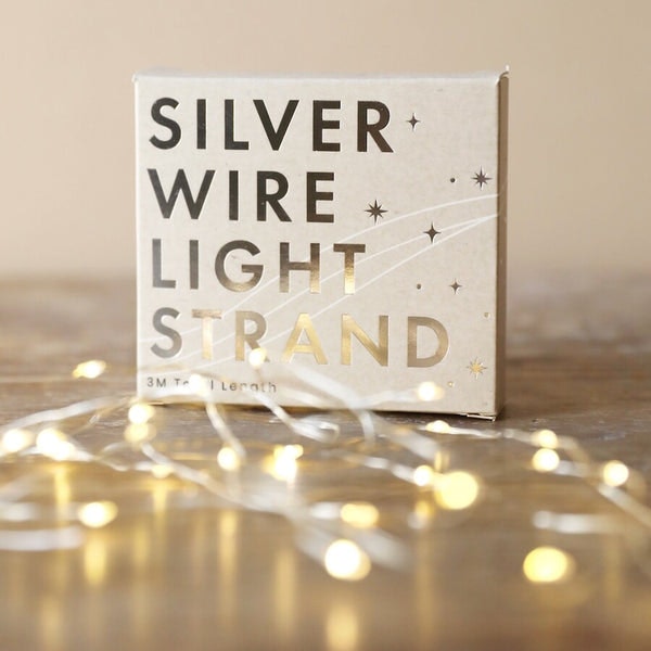 Silver Wire String Lights - Silver by Lisa Angel