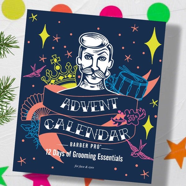 Barberpro 12 Days Of Grooming Essentials Advent Calendar by BARBER PRO