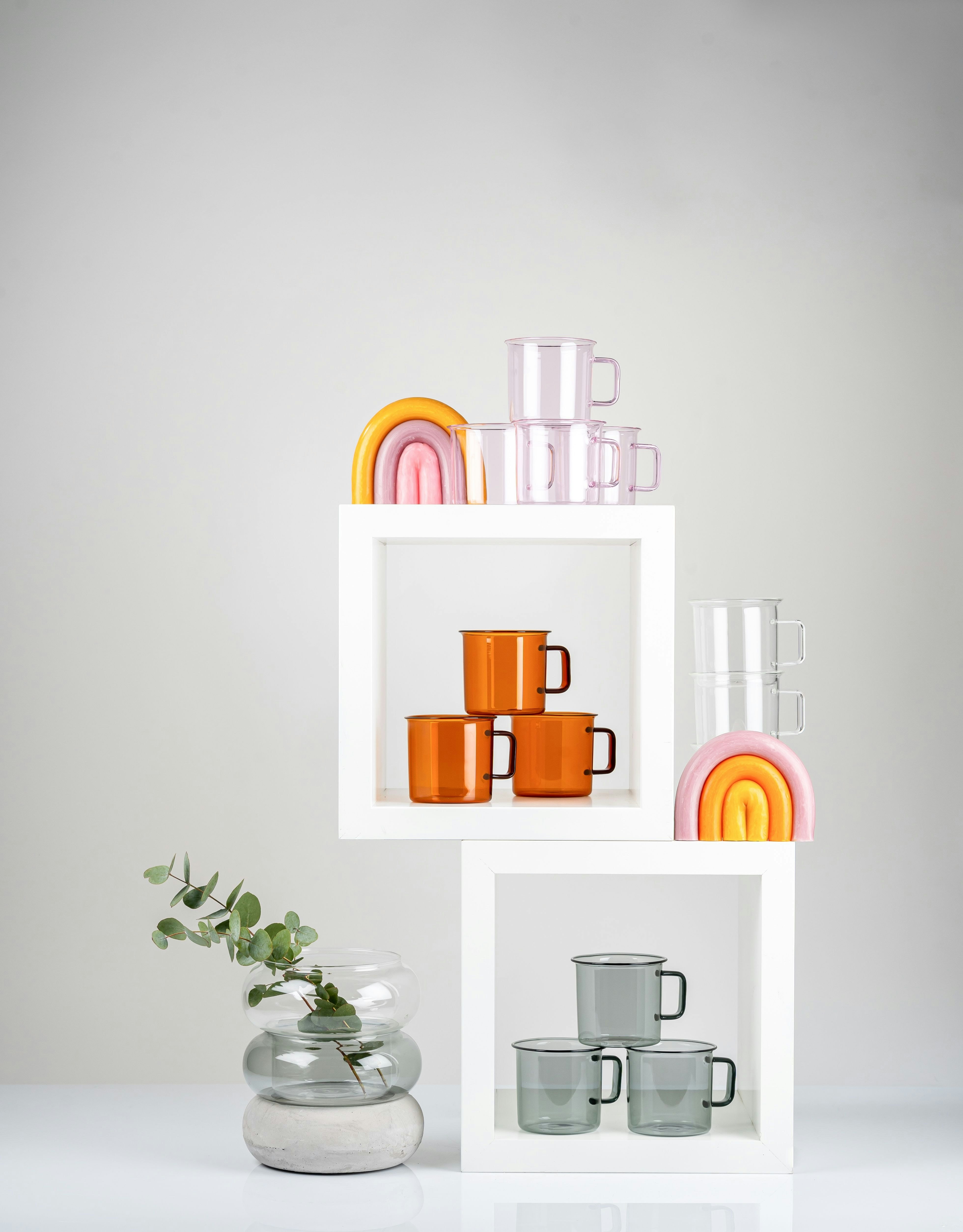 Borosilicate Mug Amber by Muurla