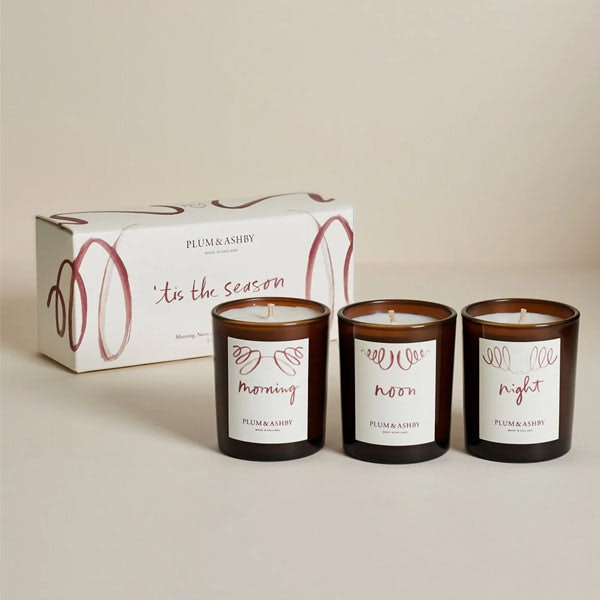 Tis' The Season Plum And Ashby Votive Set by Plum & Ashby