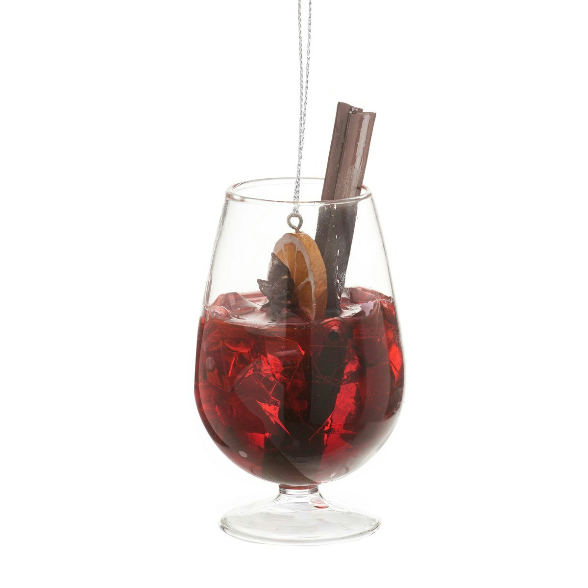 Novelty Xmas Mulled Wine Bauble by Sass & Belle
