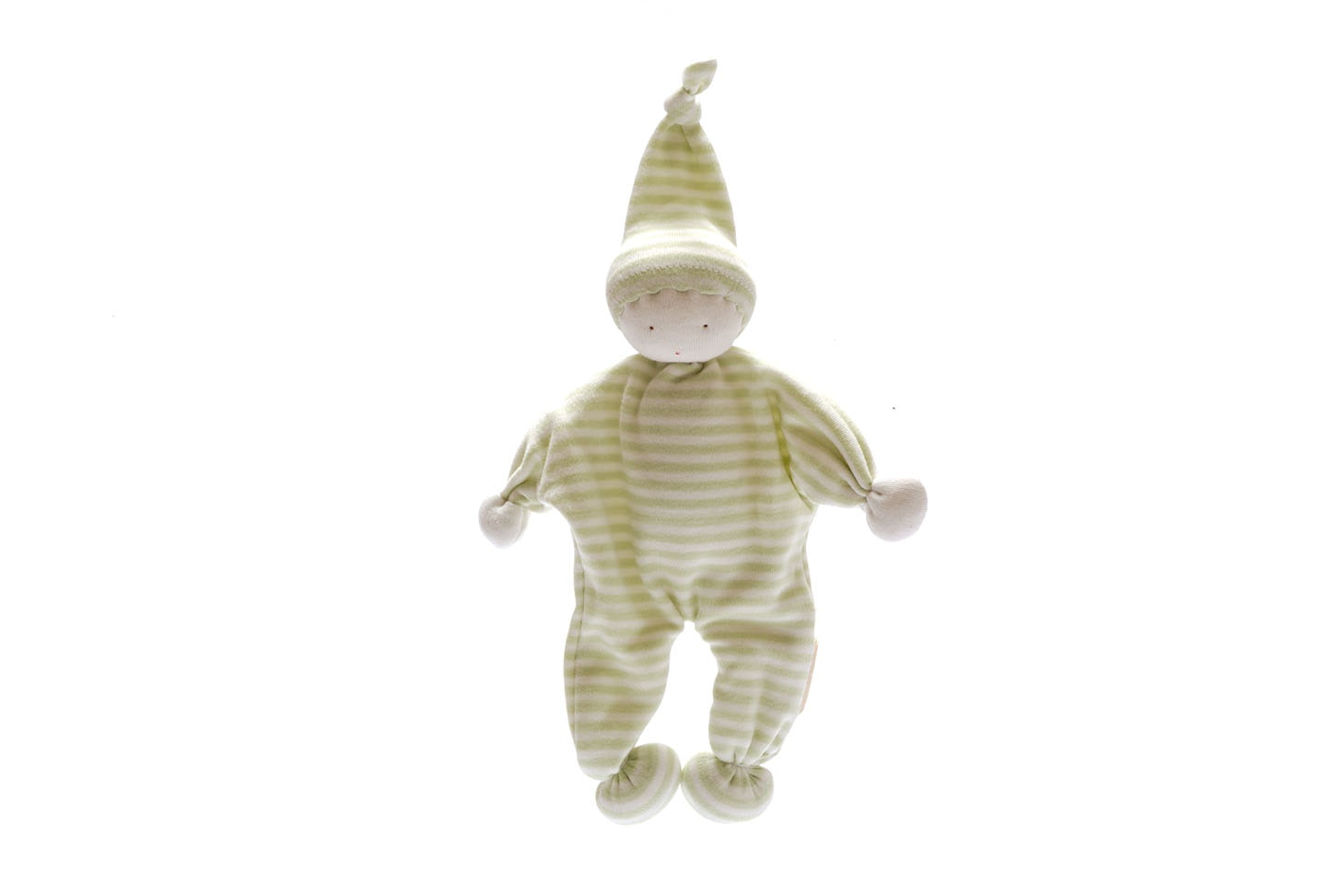 Cotton Baby Comforter with Sage Green Stripes by Best Years