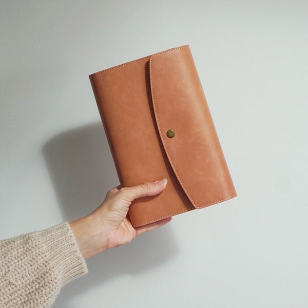 Vegan Leather Organiser | Cover For Planner In Blush by Seven Fiftytwo