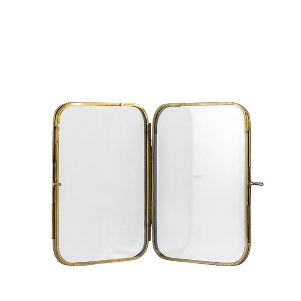 Zen Double Antique Brass Photo Frame by Distinctly Living