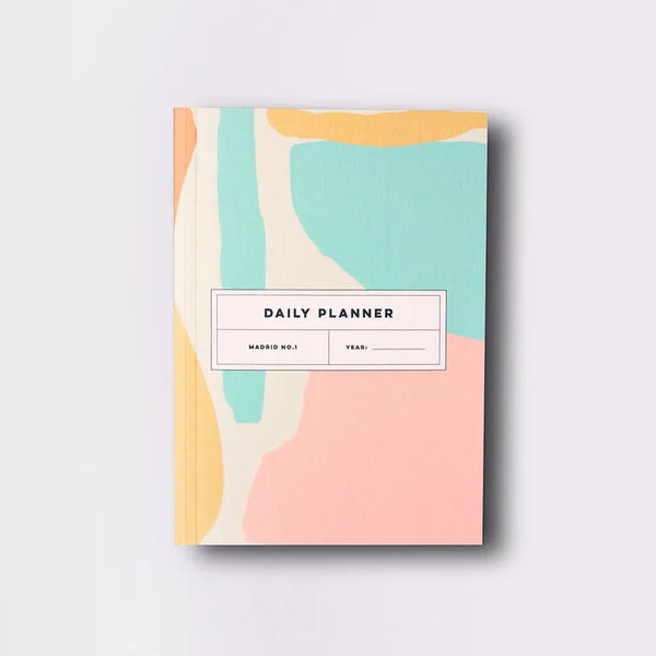 Madrid No.1 Lay Flat Undated Daily Planner by The Completist