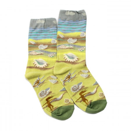 Sea Shell Beach Socks by Hyde And Seek