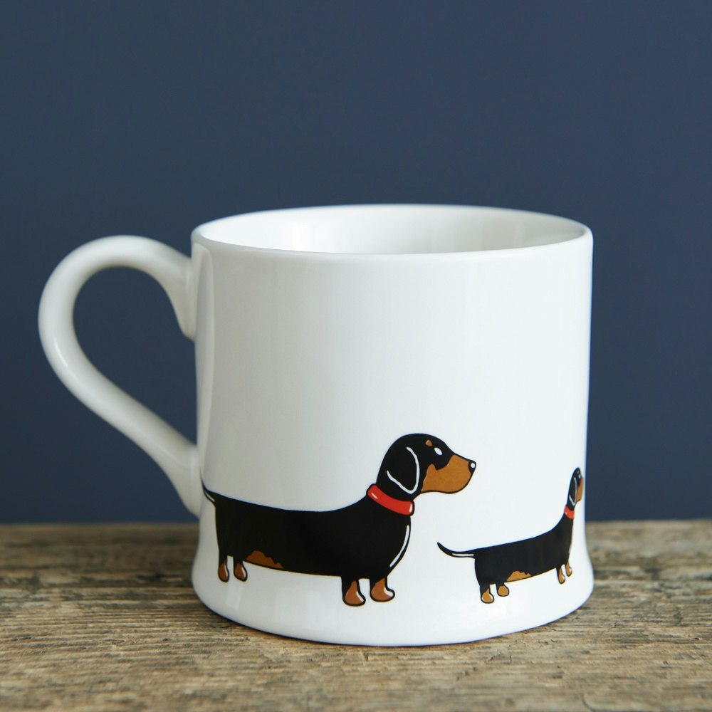 Dachshund Dog Mug by Sweet William designs