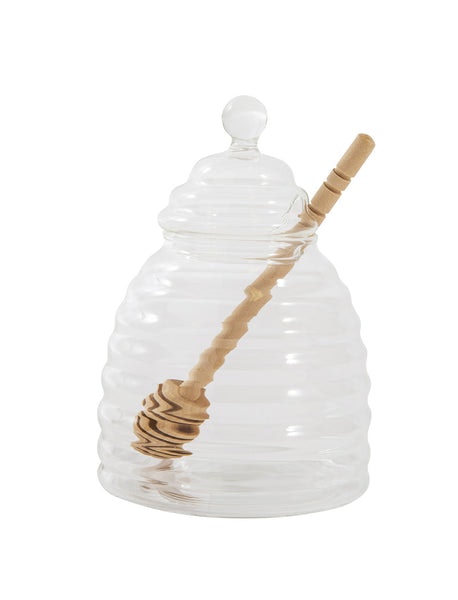 Glass Honey Pot by Distinctly Living