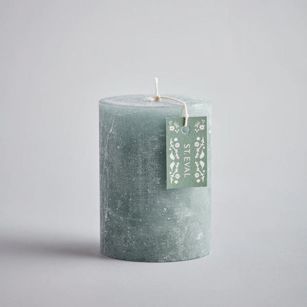 Lemon And Thyme Scented Pillar Candle by Distinctly Living