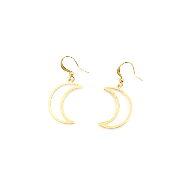 Moon Earrings by Bassy Loves Betsy