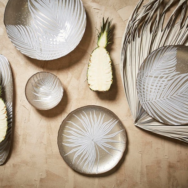 Beach Palm Nibble Plate by Distinctly Living