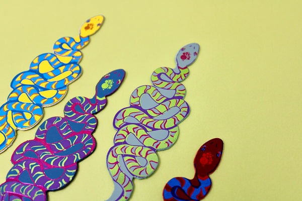 Snake Bookmark by Ark Colour Design