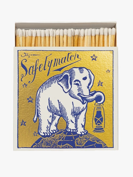 Gold Elephant Box Of Matches by Archivist