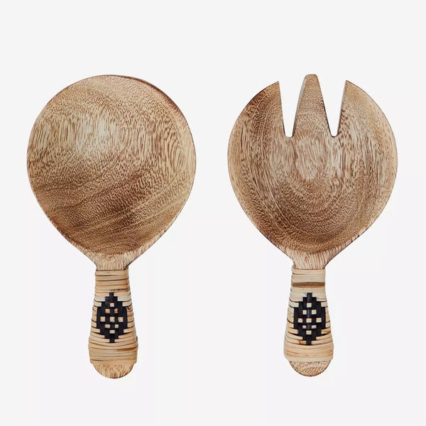 Wooden Serving Set by Madam Stoltz