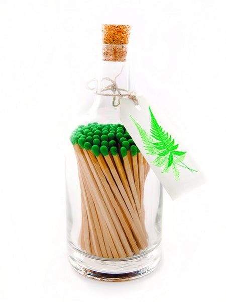 Fern Luxury Matches Bottle by Archivist