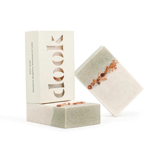 Mandarin Bergamot Rosemary Cedar Salt Soap by Dook