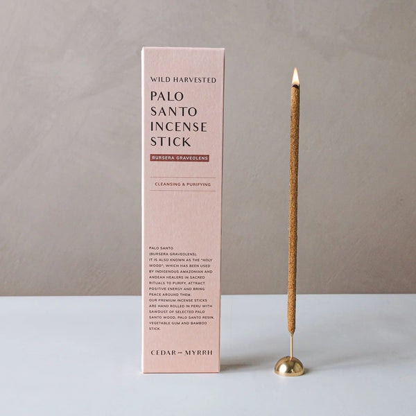 Wild Harvested Palo Santo Incense Stick by Cedar & Myrrh