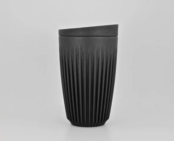 12oz Black Coffee Cup by Huskee