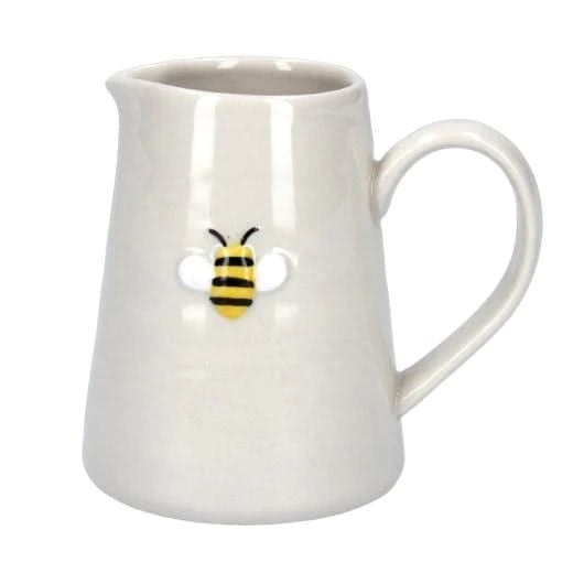 Mini Ceramic Decorative Bee Printed Jug by Gisela Graham