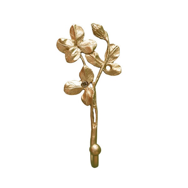 Golden Flowers Wall Hook by Distinctly Living