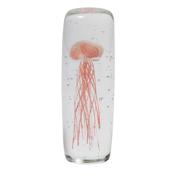 Red Column Jellyfish Paperweight by Distinctly Living