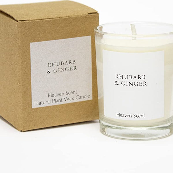 Rhubarb & Ginger - Small Candle by Heaven Scent
