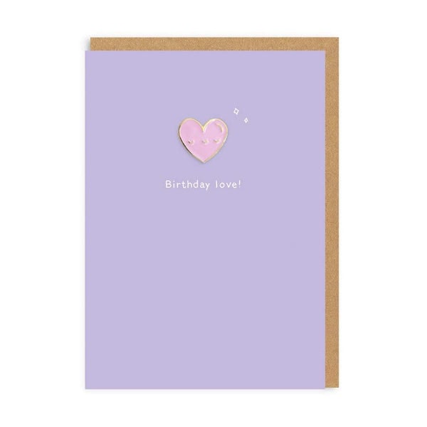 Birthday Love Pin Card by Ohh Deer
