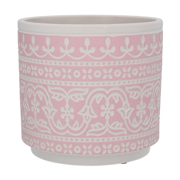 Cement Planter - Pink by Gisela Graham