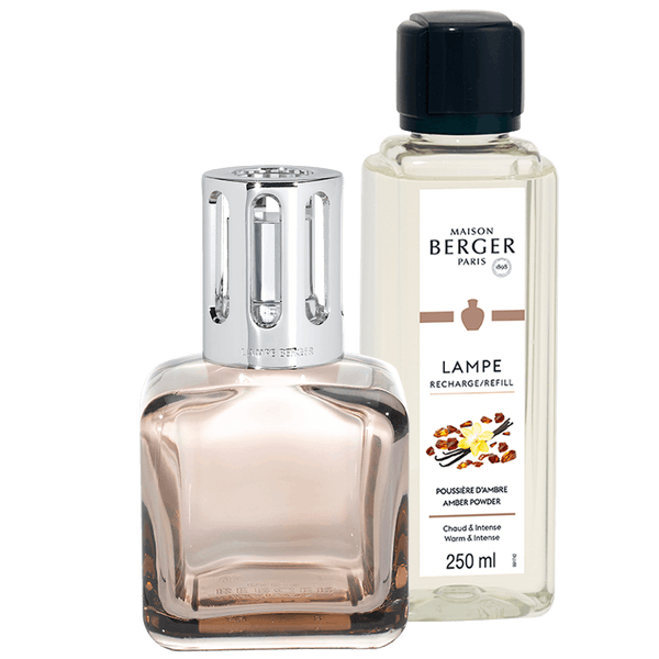 Beige Ice Cube Lampe Berger Gift Pack by Maison Berger