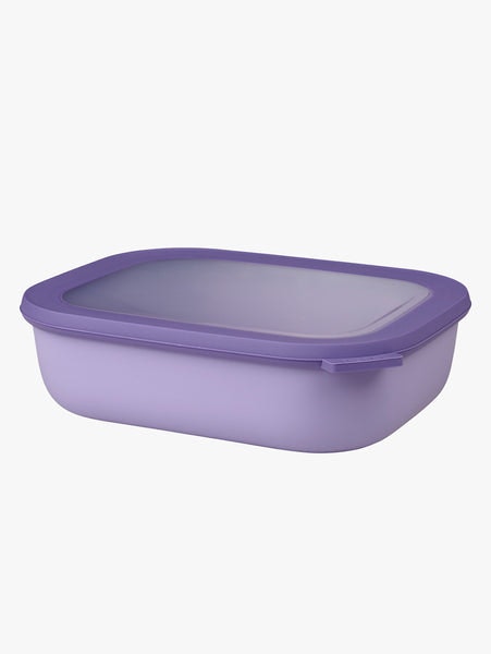 Multi Bowl Cirqula Rectangular 2000ml - Vivid Lilac by Mepal