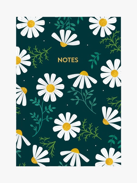 Chamomile A5 Lined Notebook by Stormy Knight