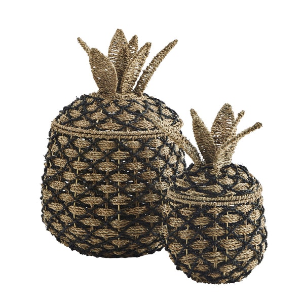 Small Pineapple Seagrass Baskets by Madam Stoltz