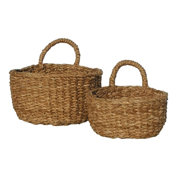 Fairtrade Wall Hanging Seagrass Basket - Large by Terrace and Garden