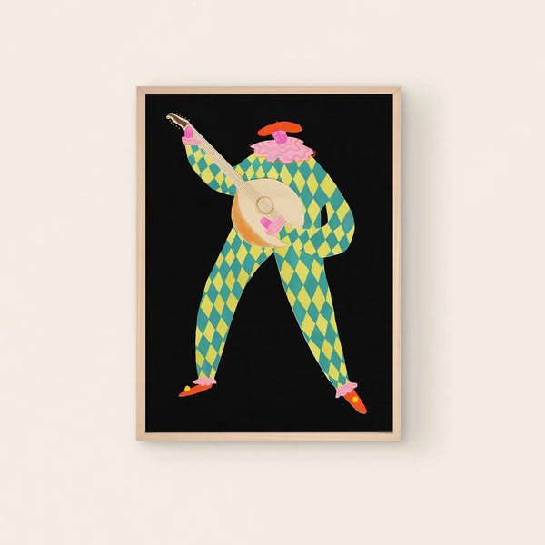 Jacques Circus Print by Little Black Cat