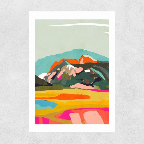 Wanderlust Abstract A3 Print by East End Prints