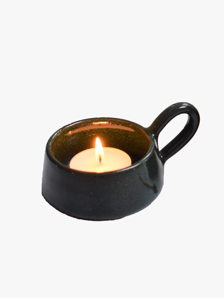 Stoneware Tea Light Cup- Forest by Raine And Humble
