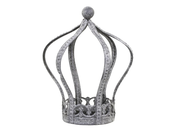 Zinc Crown Tealight Holder by Terrace and Garden