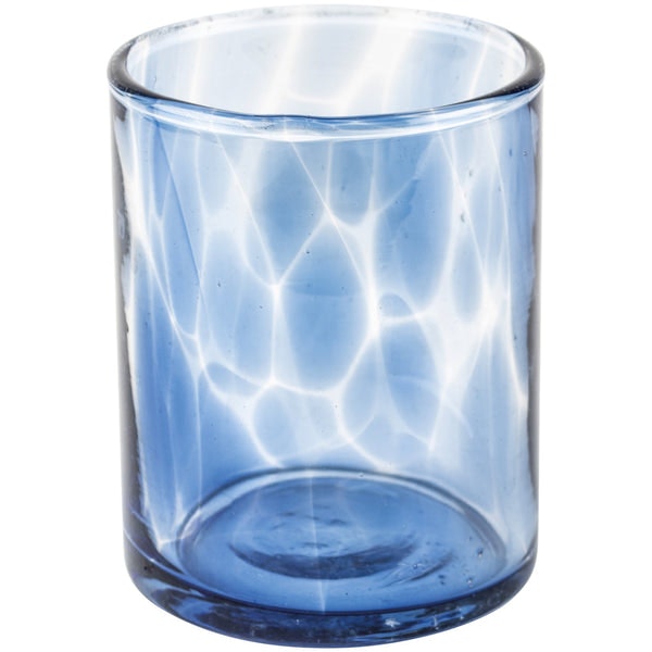 Waves Pattern Glass In Blue by Distinctly Living