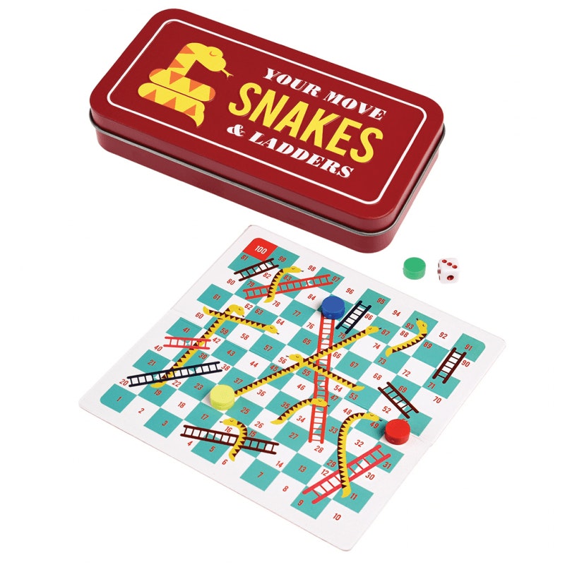 Travel Snakes And Ladders Game by Rex London