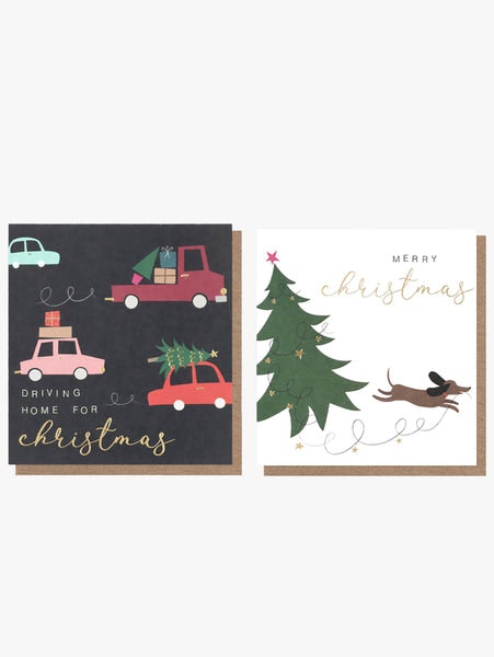 Cars And Sausage Dogs Cards Charity Pack by Caroline Gardner