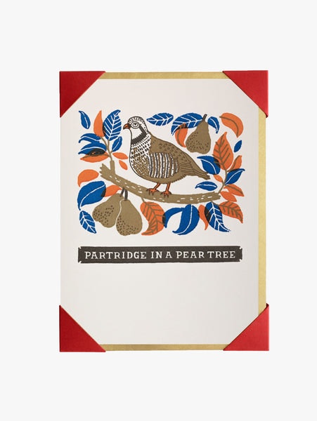 Partridge In A Pear Tree Cards Pack Of 5 by Archivist