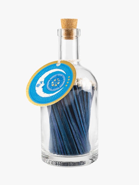 Golden Moon Bottle Of Matches by Archivist