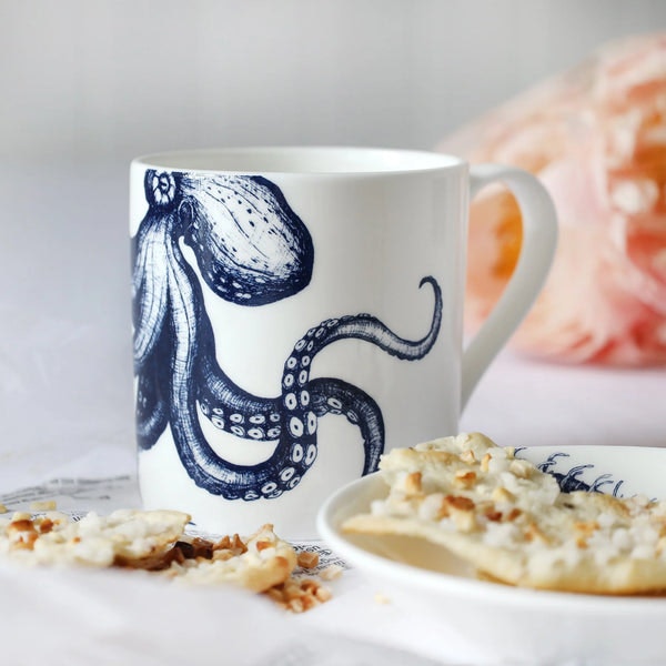 Octopus Fine Bone China Mug by Distinctly Living